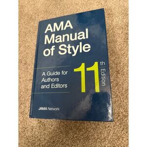 NWOT AMA Manual of Style: A Guide for Authors & Editors,11th Edition-Hardcover